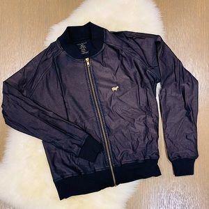 •GOLDSHEEP• 💜 Purple Glitter Bomber Jacket